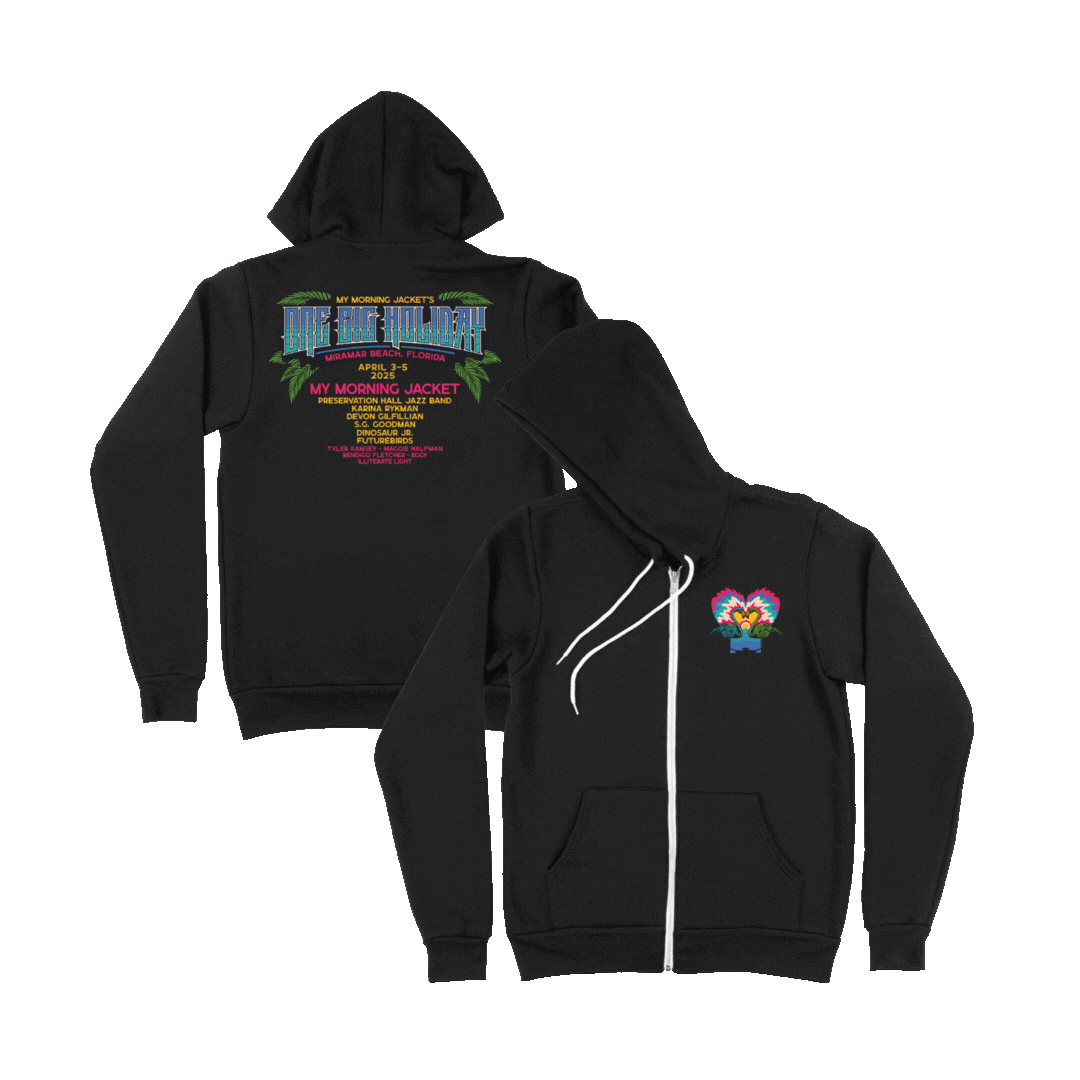 One Big Holiday 2025 Lineup Zip Up Hoodie – My Morning Jacket