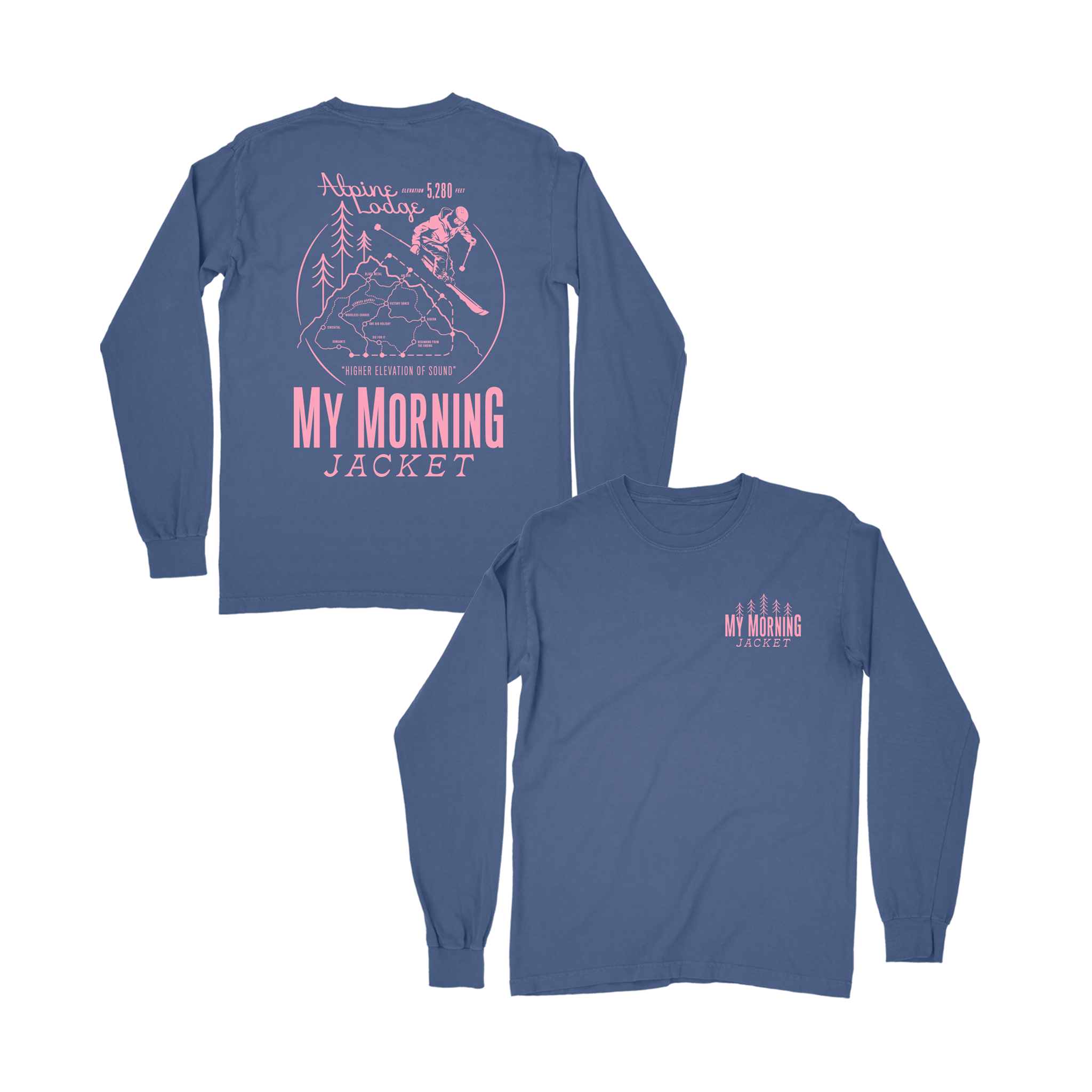 Trail Map Longsleeve Tee – My Morning Jacket Official Merch