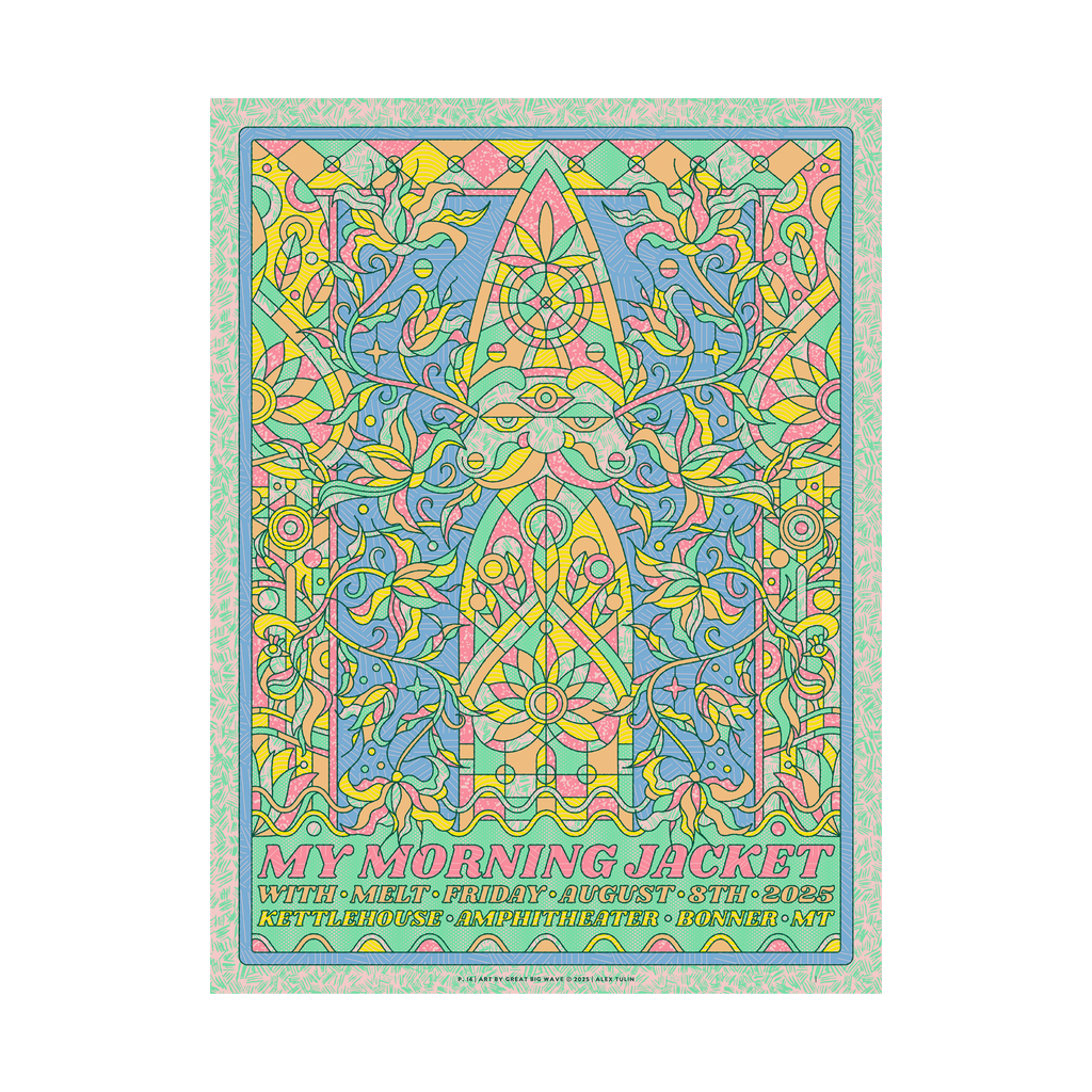 8/8/25 Bonner MT Show Poster by Alex Tulin