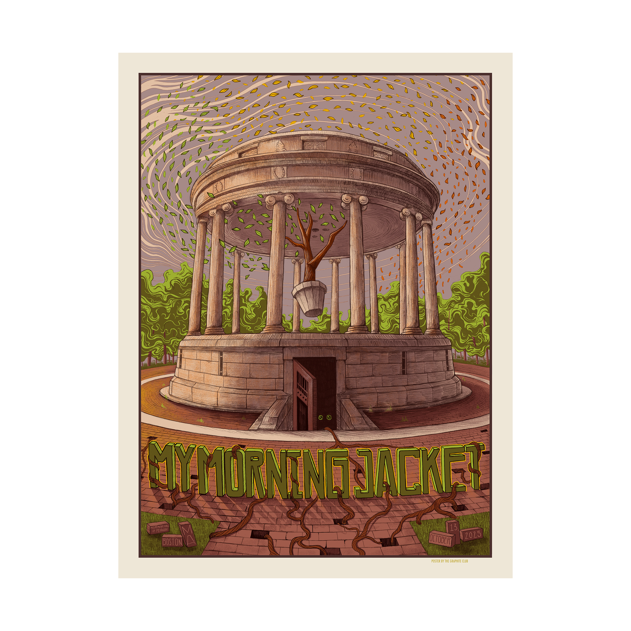 10/13/25 Boston MA Show Poster