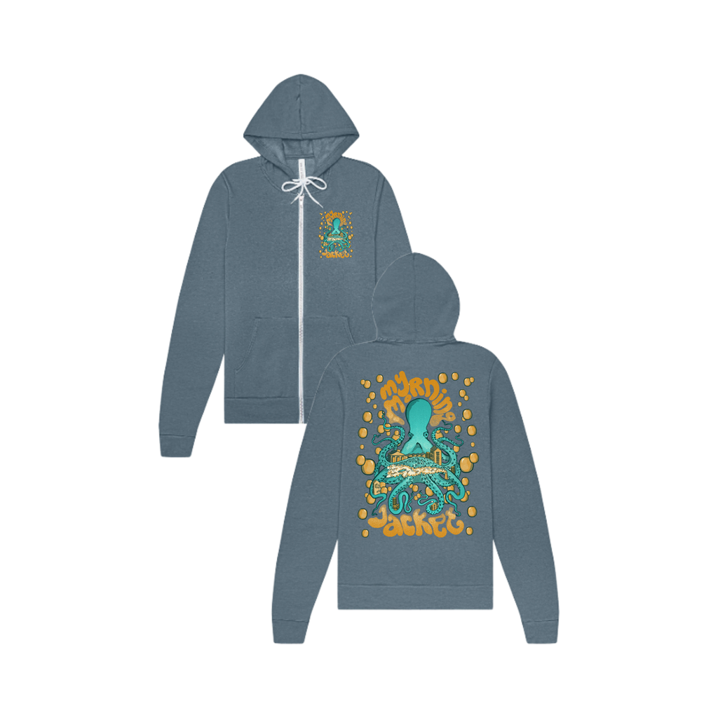 Tentacles Zip Up Hoodie – My Morning Jacket Official Merch
