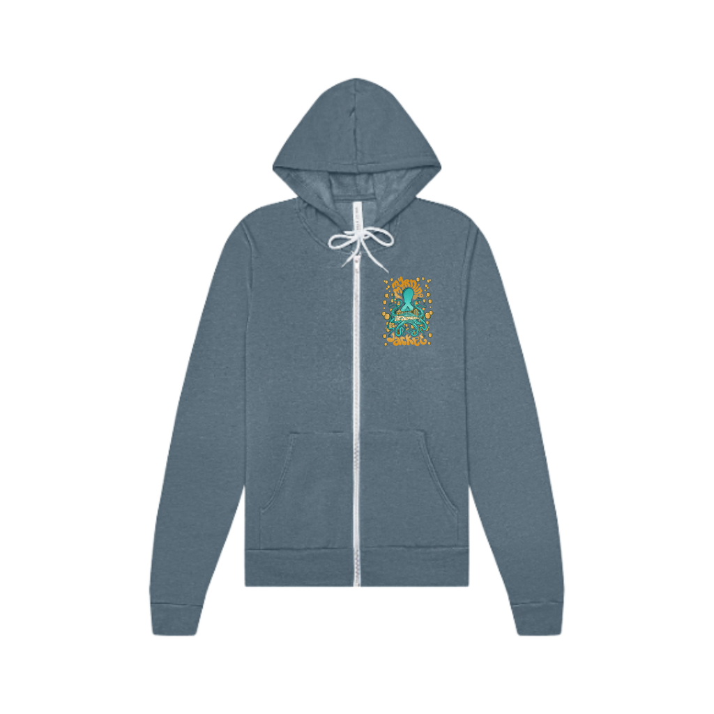 Tentacles Zip Up Hoodie – My Morning Jacket Official Merch