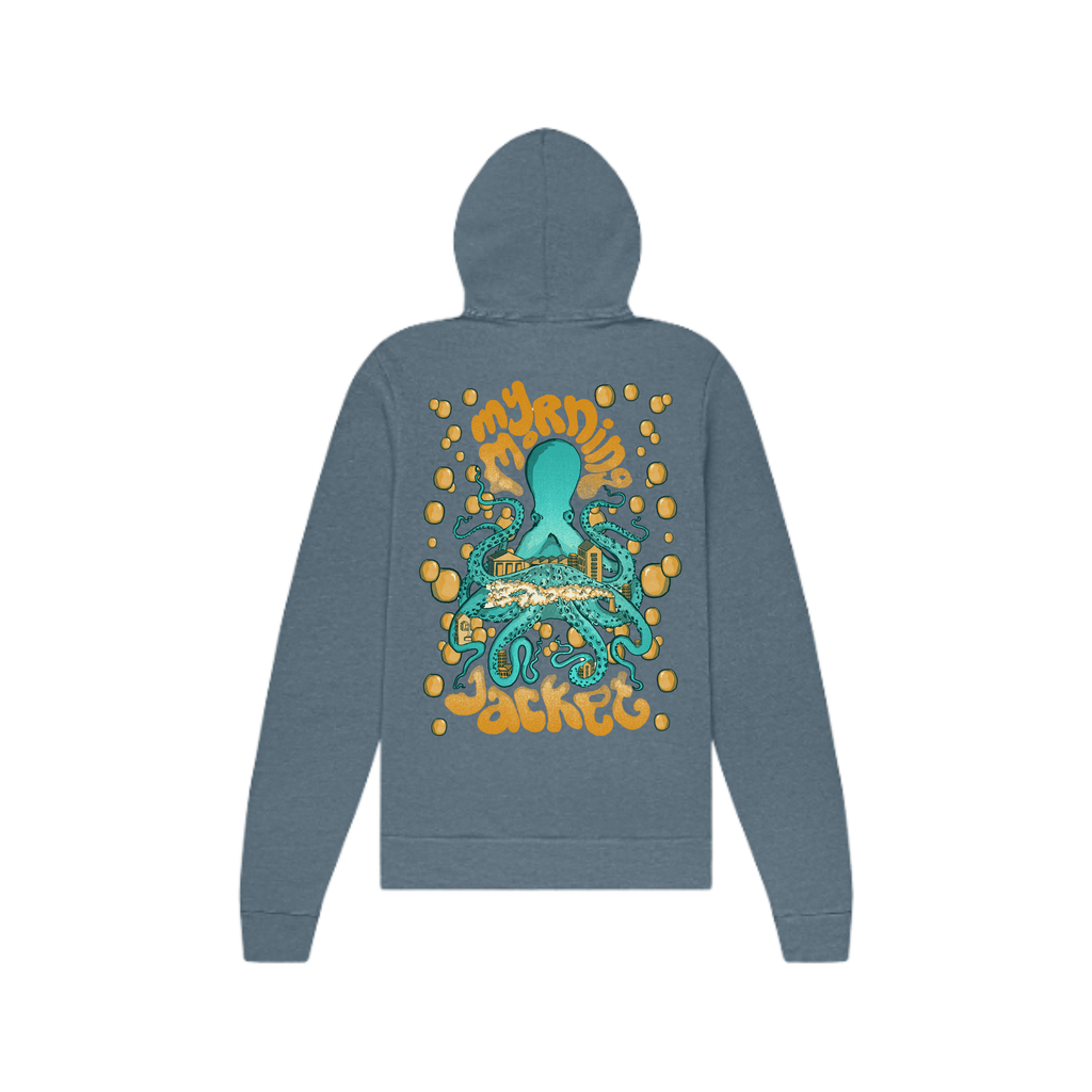 Tentacles Zip Up Hoodie – My Morning Jacket Official Merch