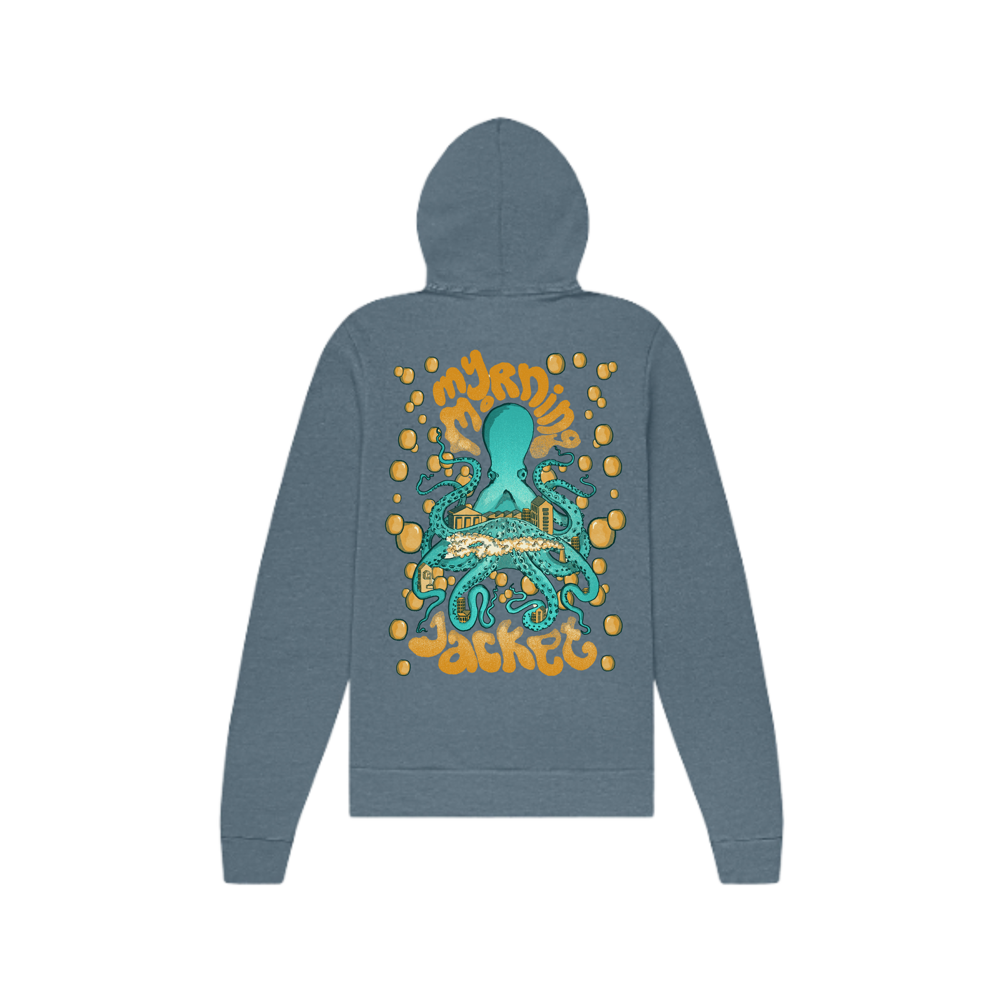 Tentacles Zip Up Hoodie