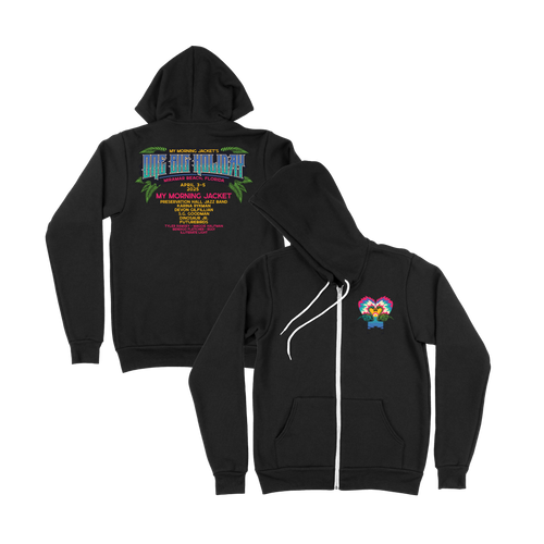 One Big Holiday 2025 Lineup Zip Up Hoodie – My Morning Jacket