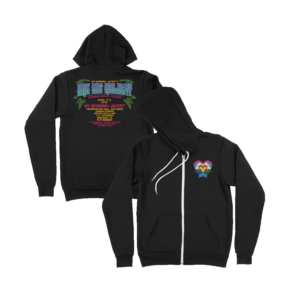 One Big Holiday 2025 Lineup Zip Up Hoodie