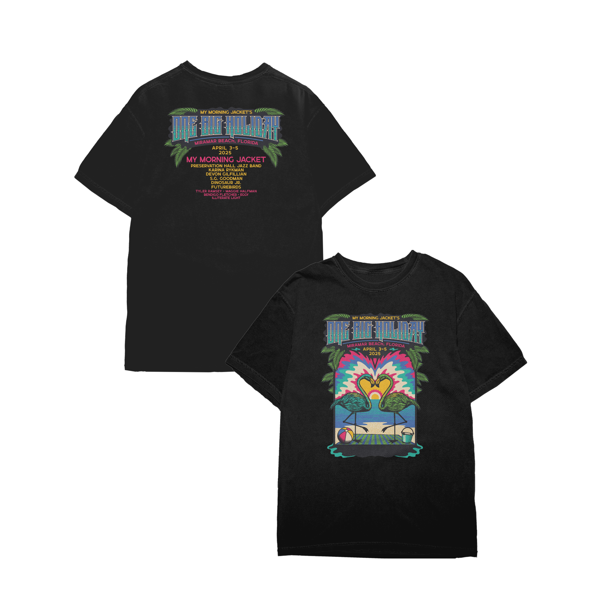 One Big Holiday 2025 Lineup Unisex Tee