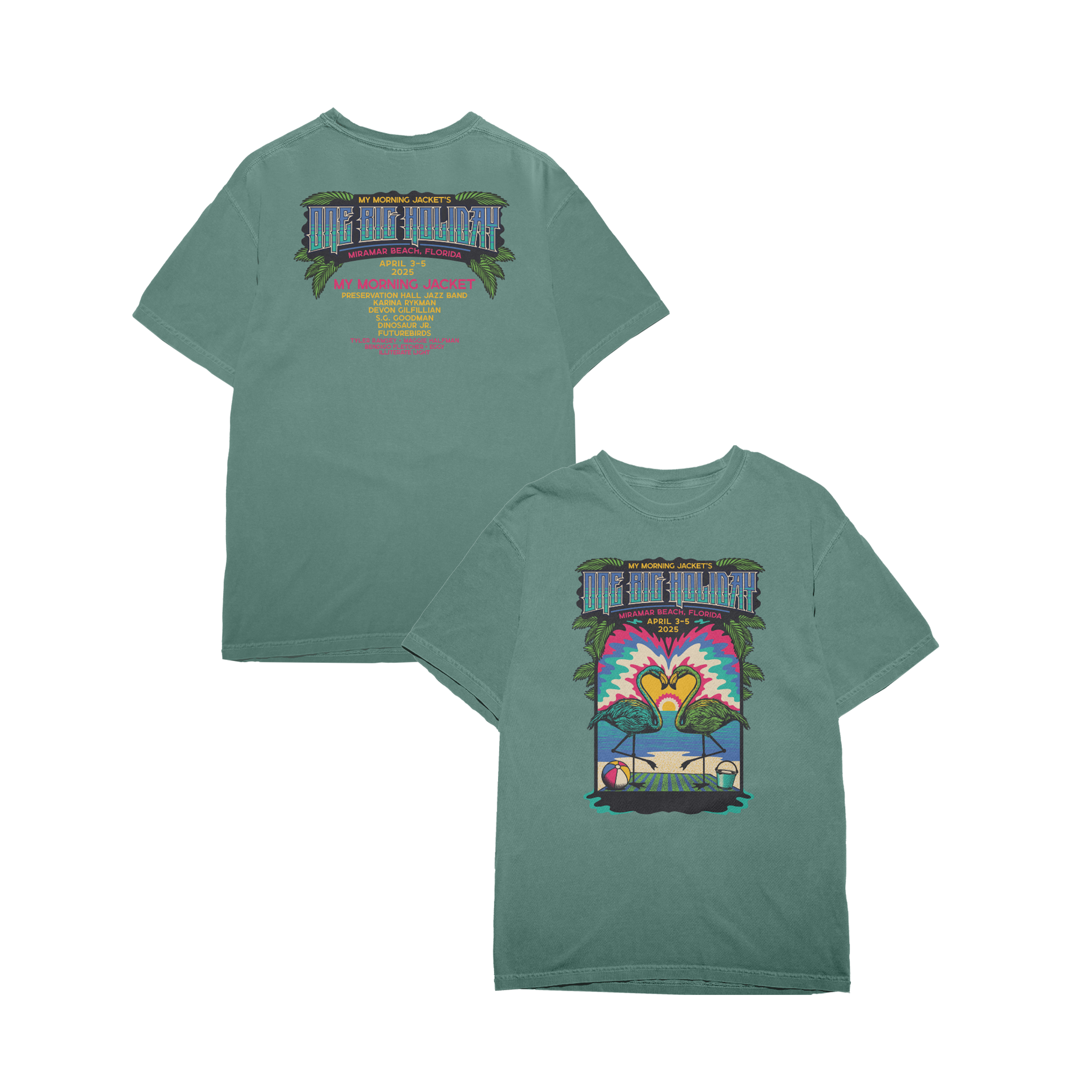 One Big Holiday 2025 Lineup Unisex Tee