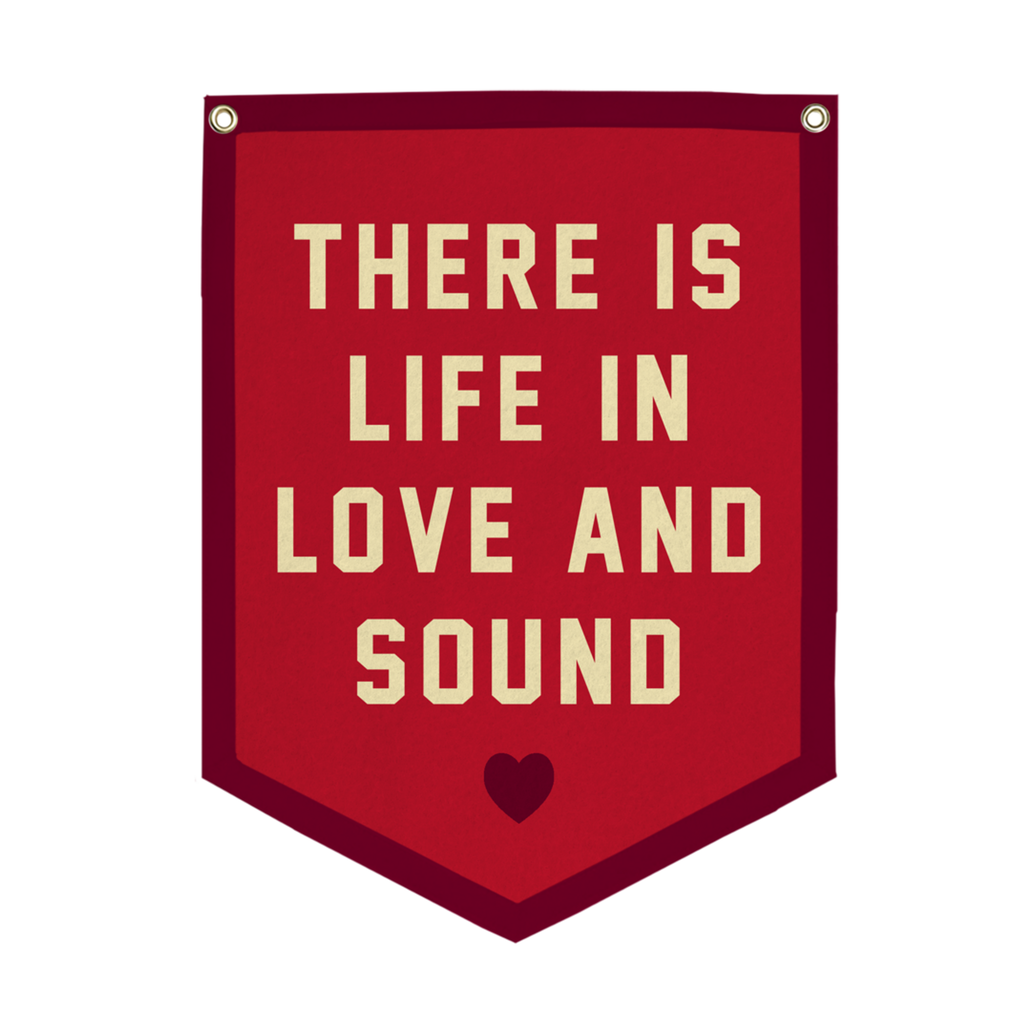 Love and Sound Oxford Pennant