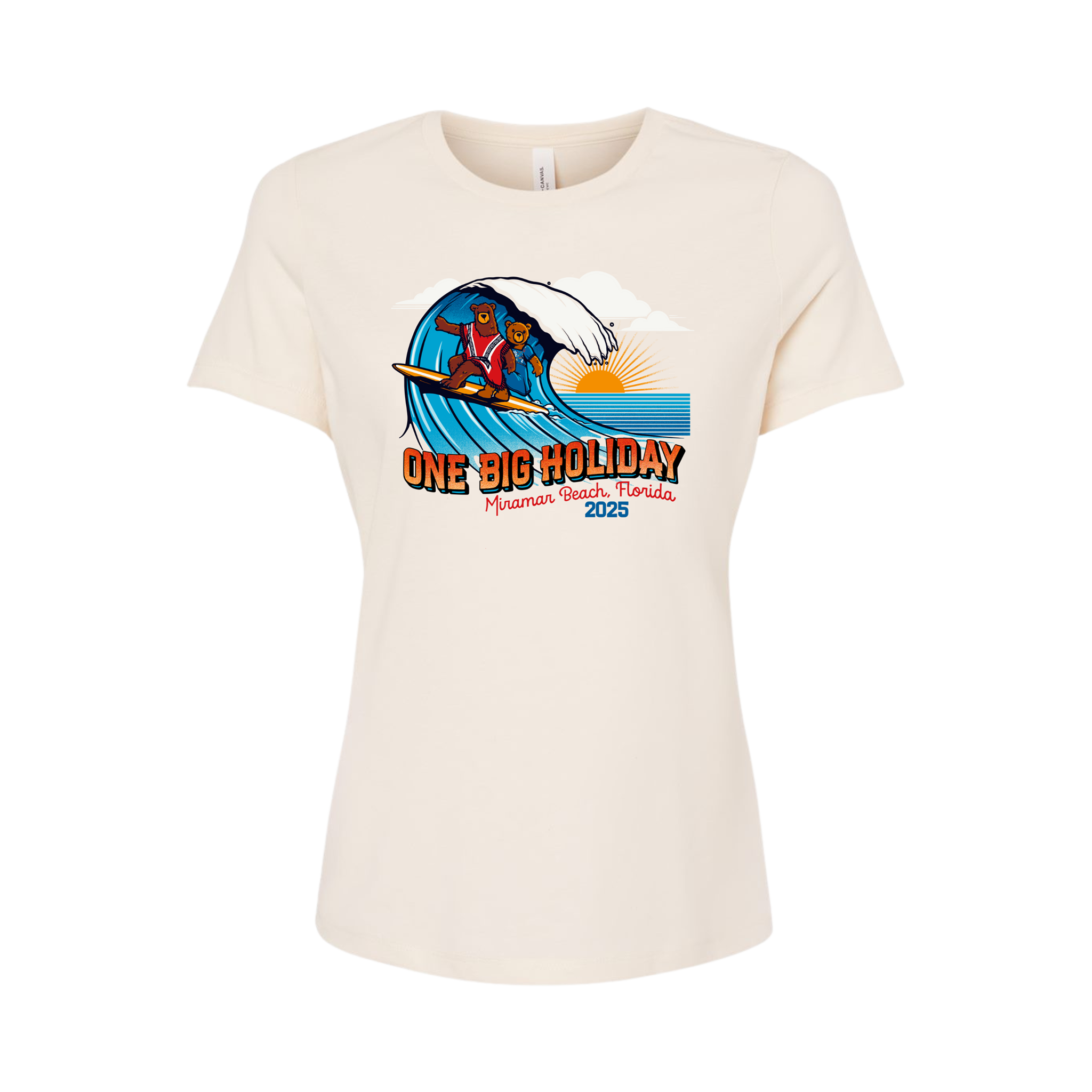 One Big Holiday Surf Bears Women’s Tee
