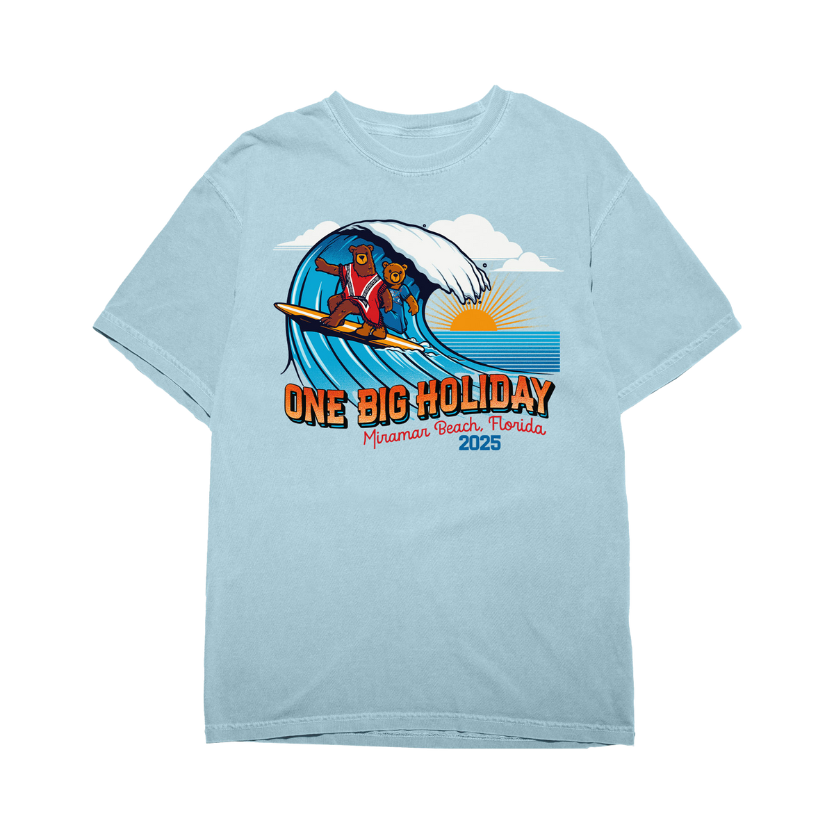 One Big Holiday Surf Bears Tee – My Morning Jacket Official Merch