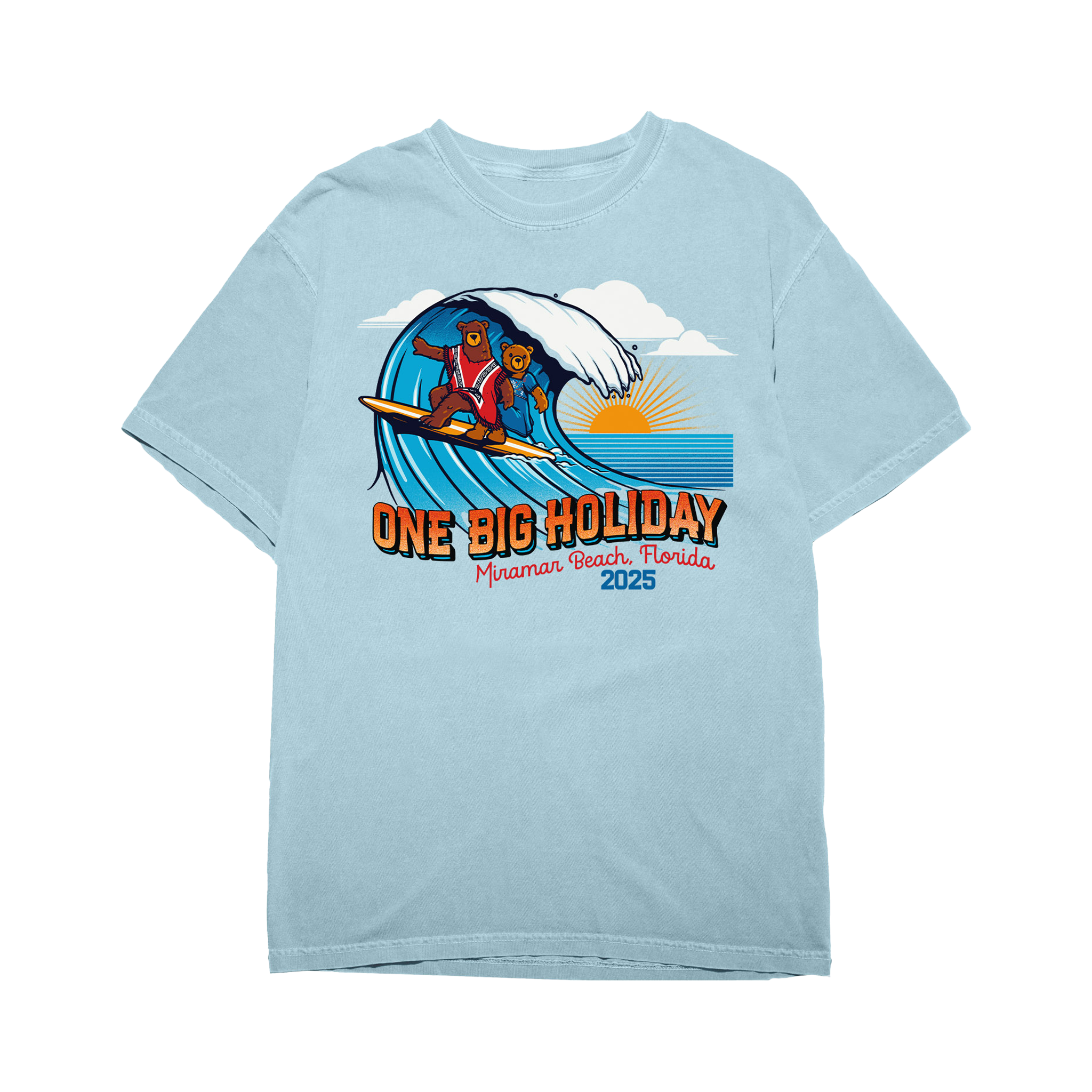 One Big Holiday Surf Bears Tee