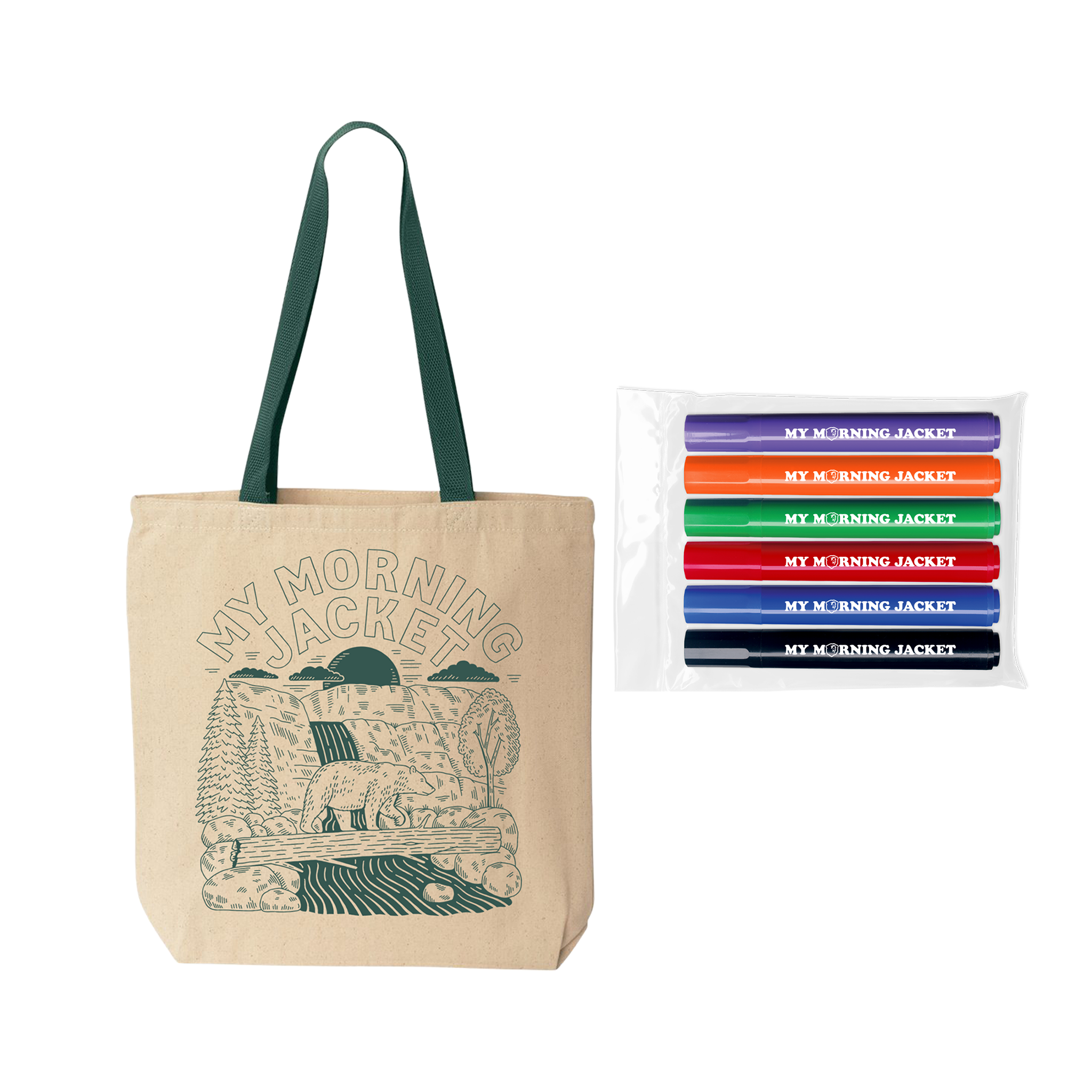 Crossing Totebag + MMJ Marker Set