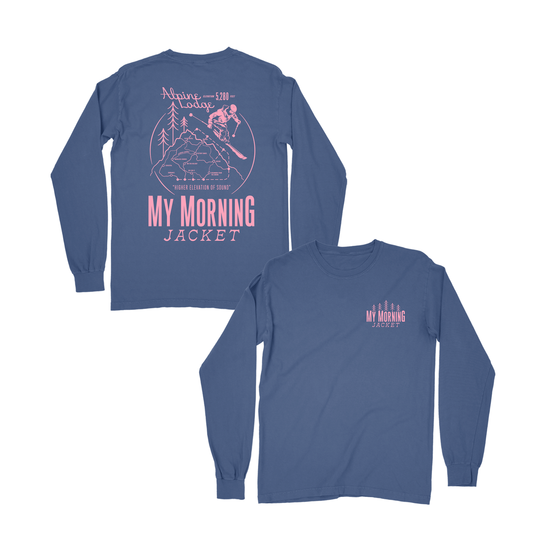 Trail Map Longsleeve Tee – My Morning Jacket Official Merch