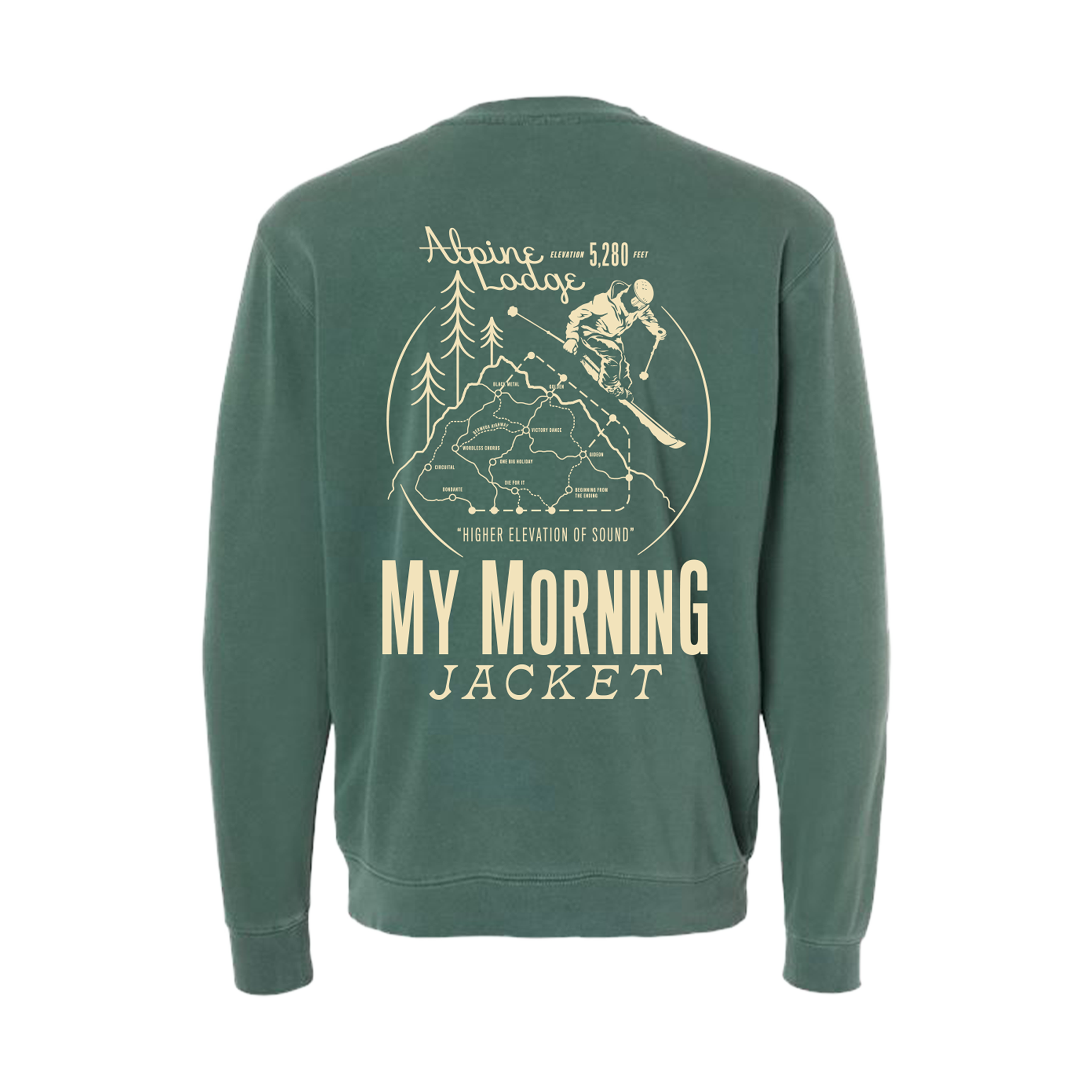 Trail Map Crewneck Sweatshirt