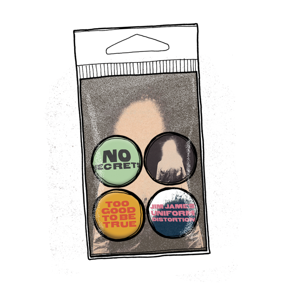 Jim James: Uniform Distortion Button Pack